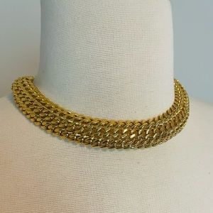 Gold-plated 16” necklace choker vintage
